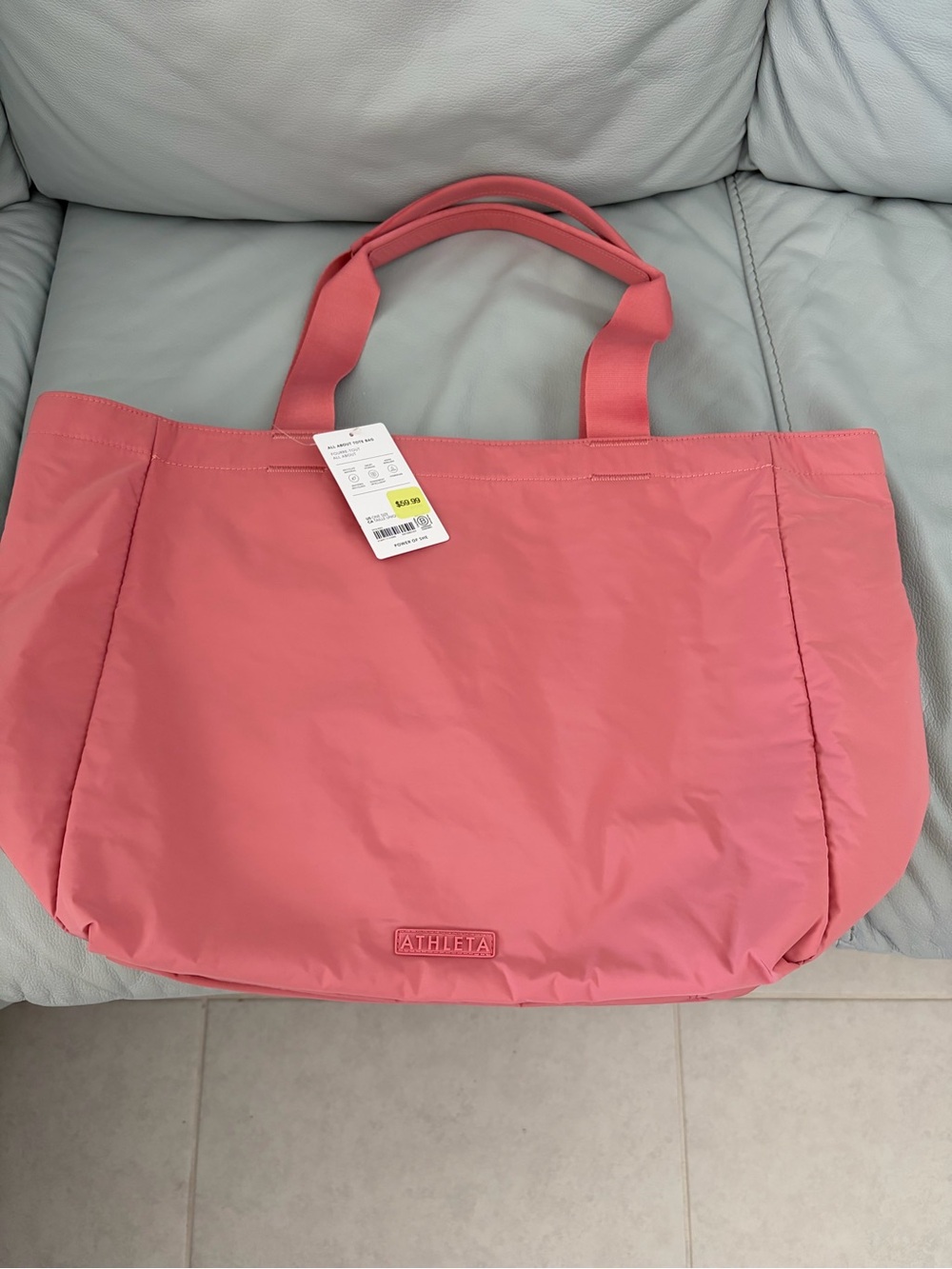 Athleta Coral Pink All About  Tote